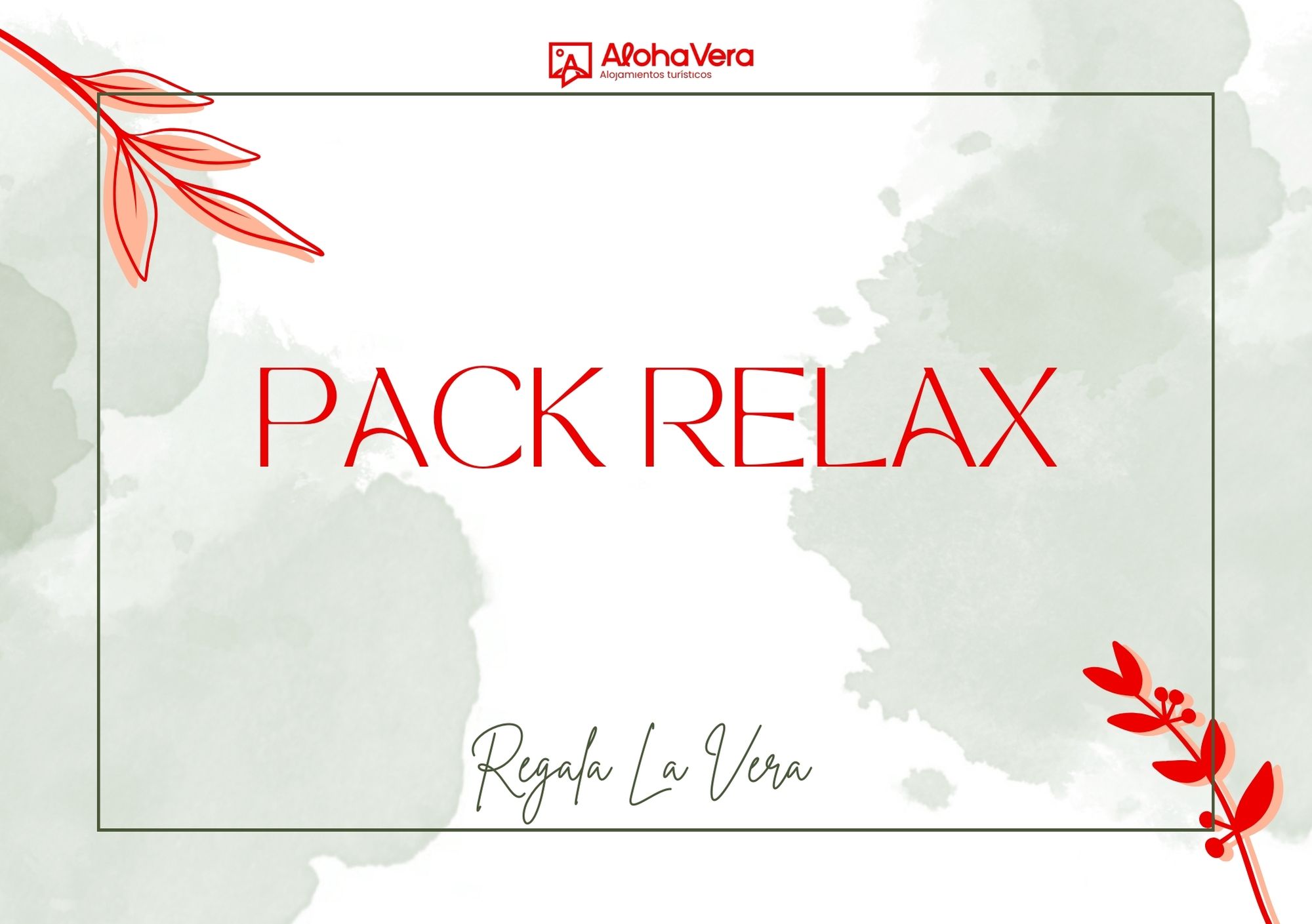 Promoción "Pack Relax" AlohaVera, regalos turísticos.