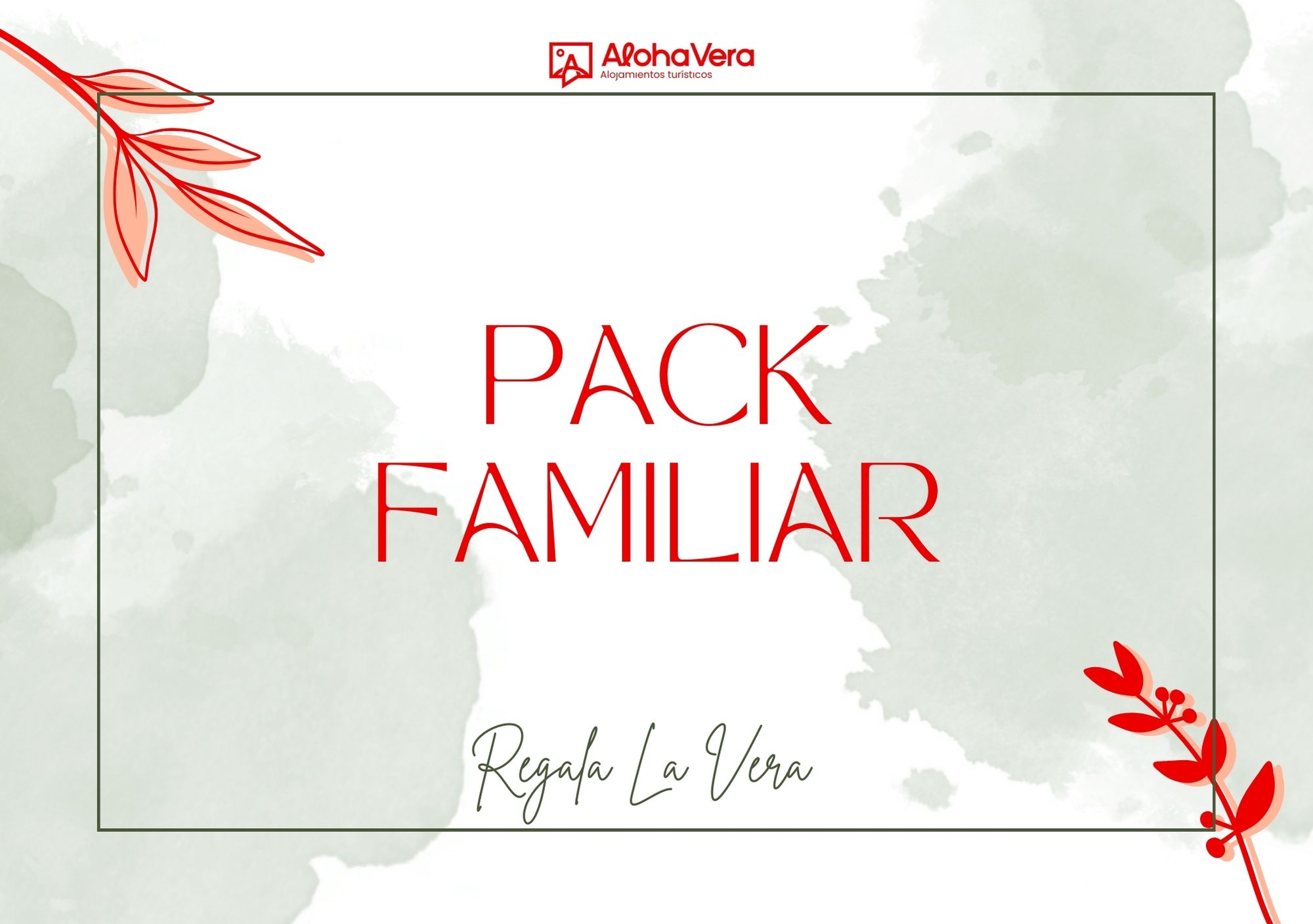 Promoción "Pack Familiar" en AlohaVera, alojamientos turísticos.